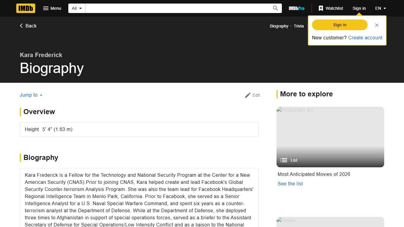 Kara Frederick - Biography - IMDb